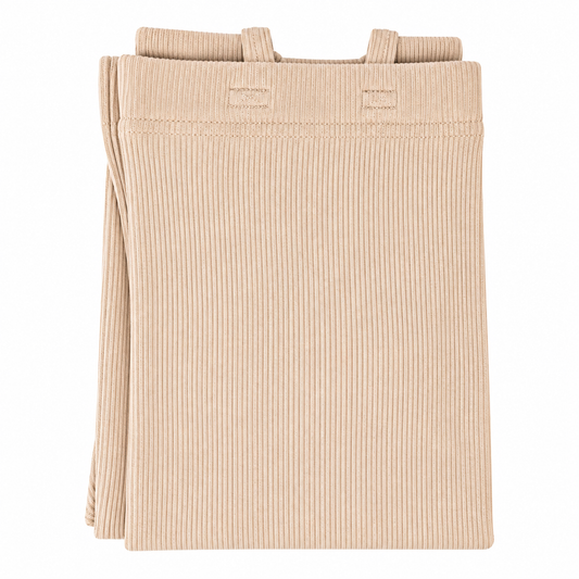 Butterfly Infant & Toddler Fine Ribbed Suspender Leggings (Style 1376) - beige