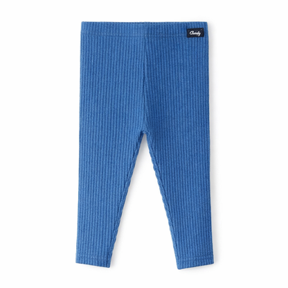 Butterfly Infant & Toddler Ribbed Medium Weight Leggings (Style 1377) - blue