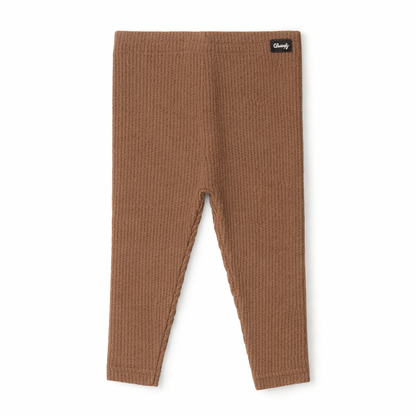 Butterfly Infant & Toddler Ribbed Medium Weight Leggings (Style 1377) - brown
