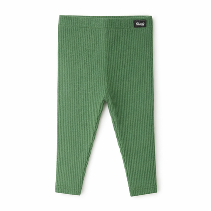 Butterfly Infant & Toddler Ribbed Medium Weight Leggings (Style 1377) - green