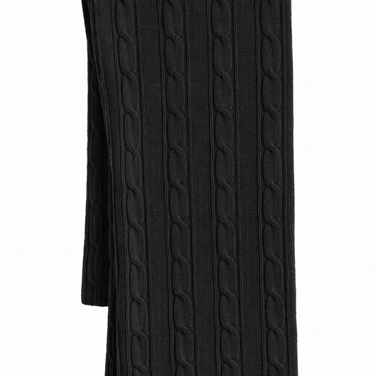 Butterfly Infant & Toddler Cable Medium Weight Cotton Seamless Leggings (Style 1378) - black