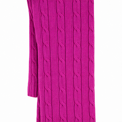 Butterfly Infant & Toddler Cable Medium Weight Cotton Seamless Leggings (Style 1378) - fuchsia