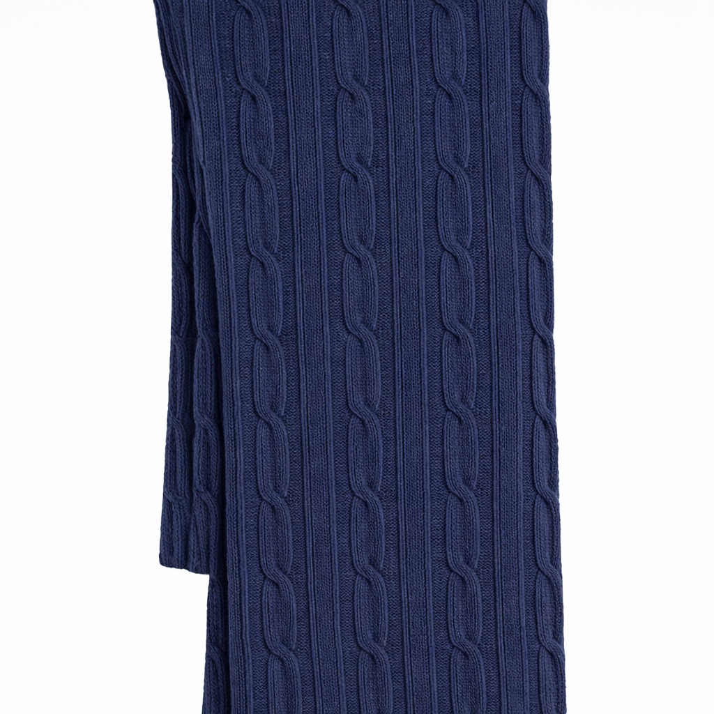Butterfly Infant & Toddler Cable Medium Weight Cotton Seamless Leggings (Style 1378) - navy