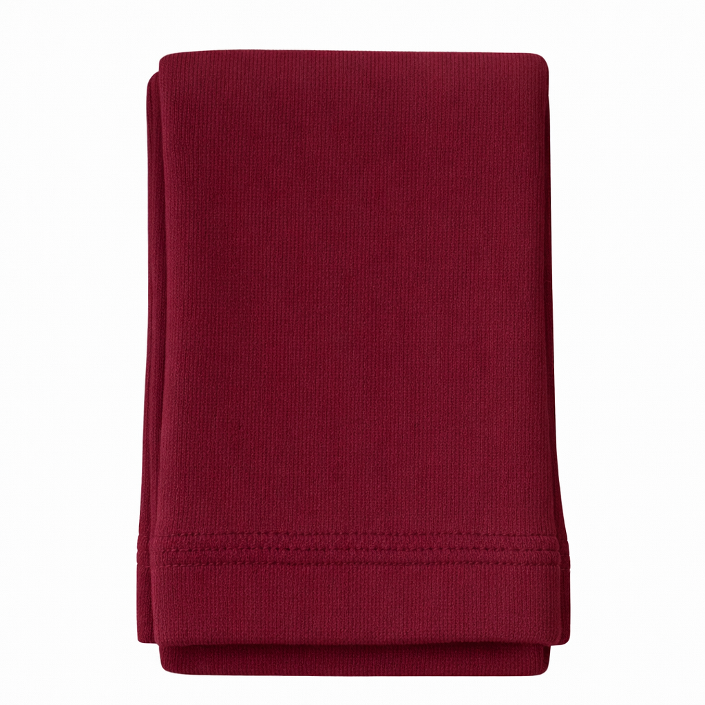 Butterfly Infant & Toddler Flat Medium Weight Cotton Legging (Style 1379) - burgundy