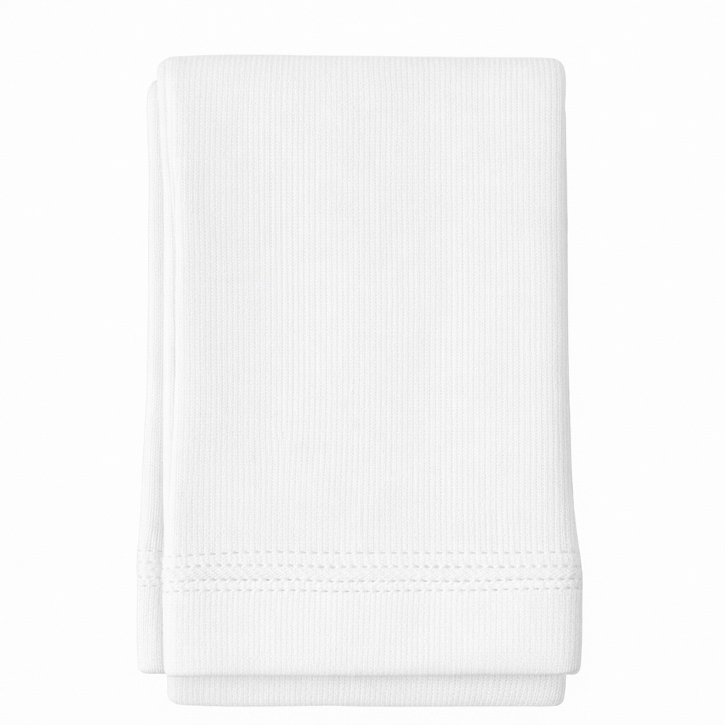 Butterfly Infant & Toddler Flat Medium Weight Cotton Legging (Style 1379) - white