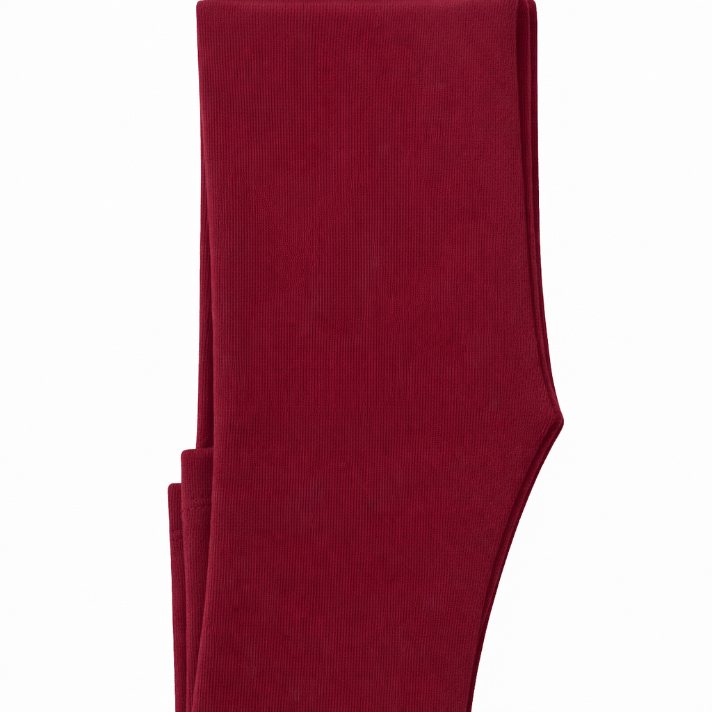 Butterfly Infant & Toddler Flat Slim Fit Cotton Legging (Style 1384) - burgundy