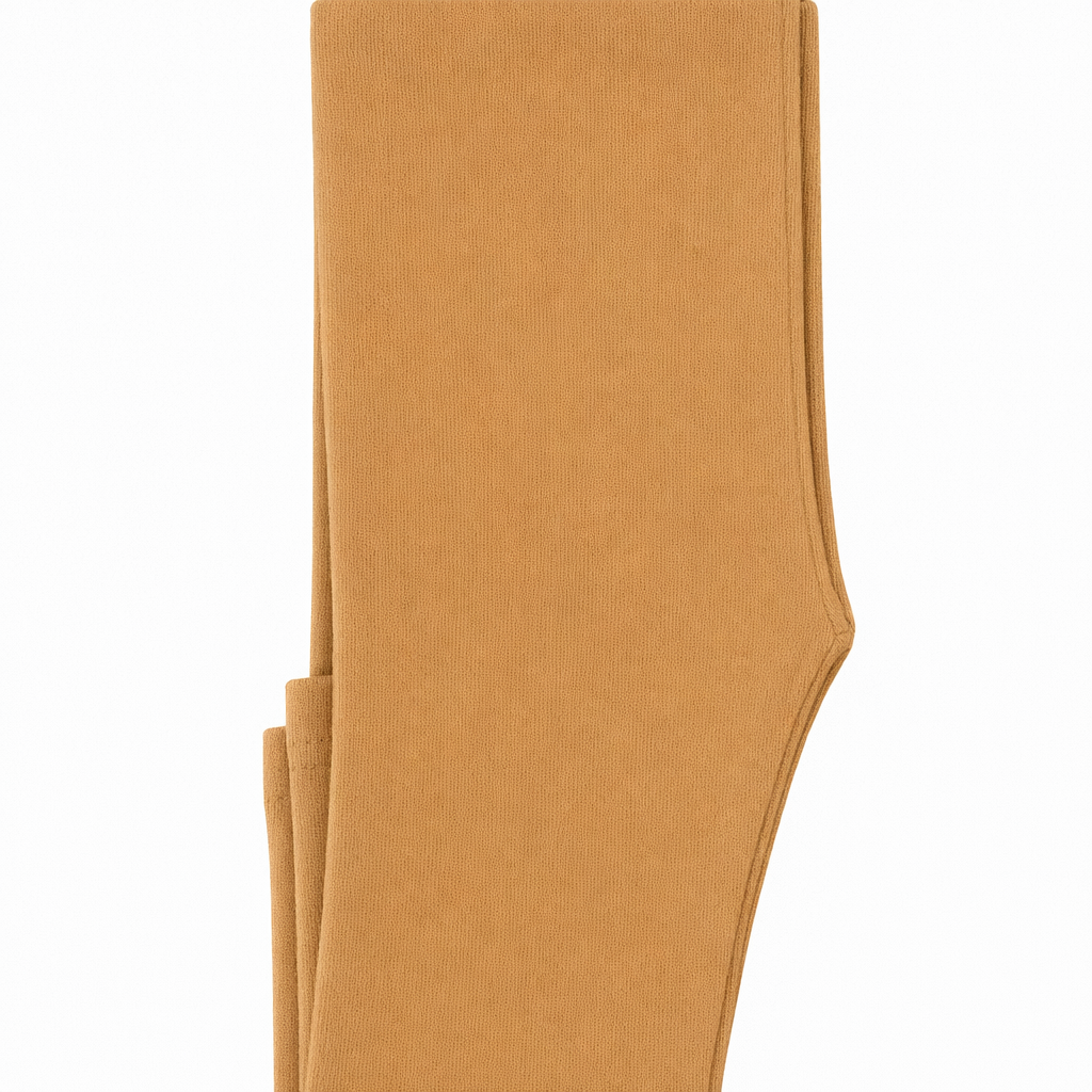 Butterfly Infant & Toddler Flat Slim Fit Cotton Legging (Style 1384) - camel