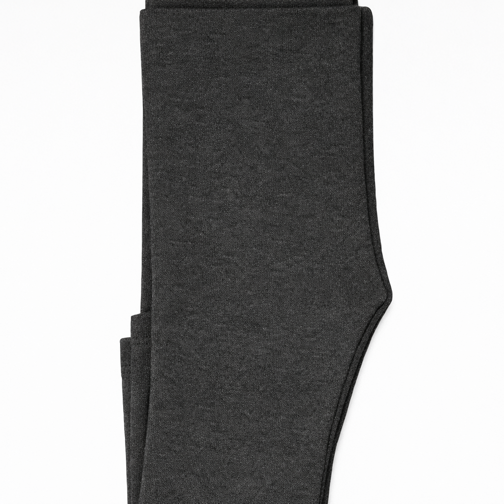 Butterfly Infant & Toddler Flat Slim Fit Cotton Legging (Style 1384) - heather-black