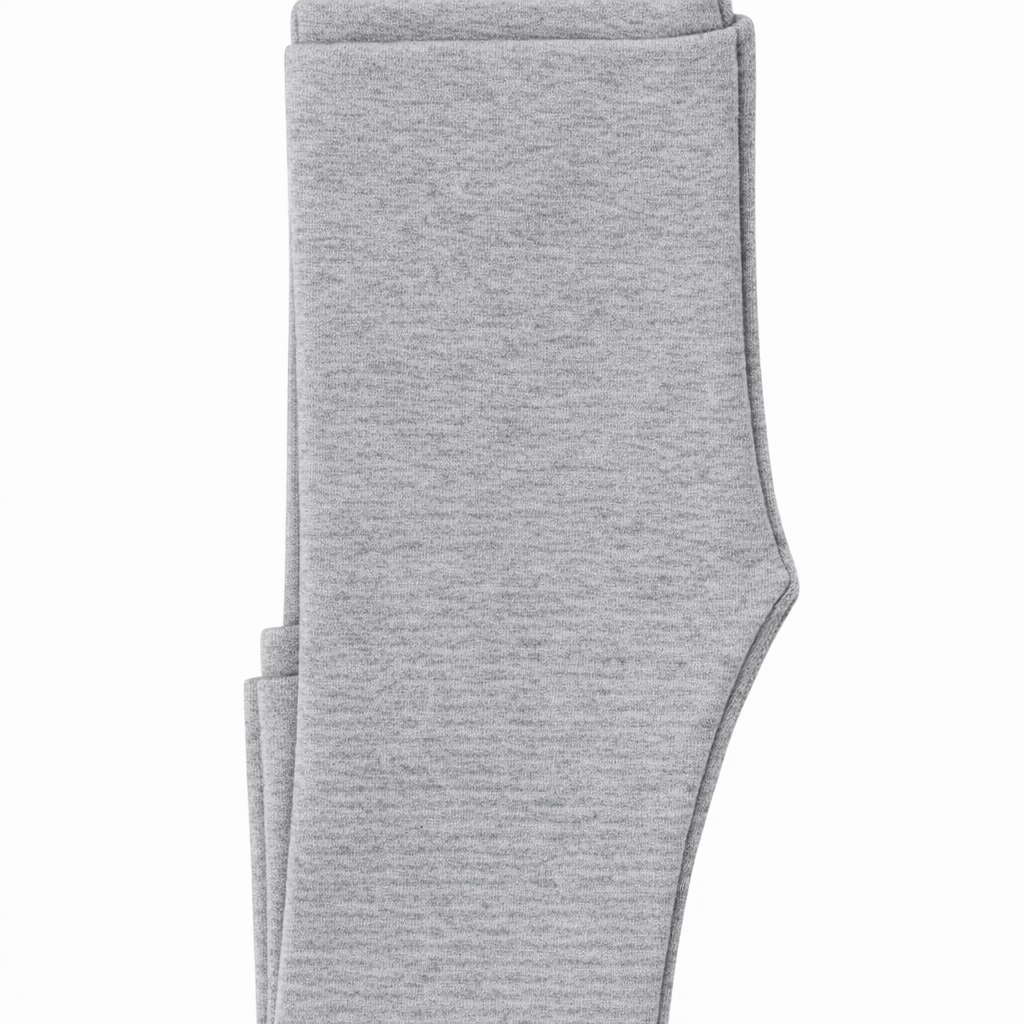 Butterfly Infant & Toddler Flat Slim Fit Cotton Legging (Style 1384) - heather-grey