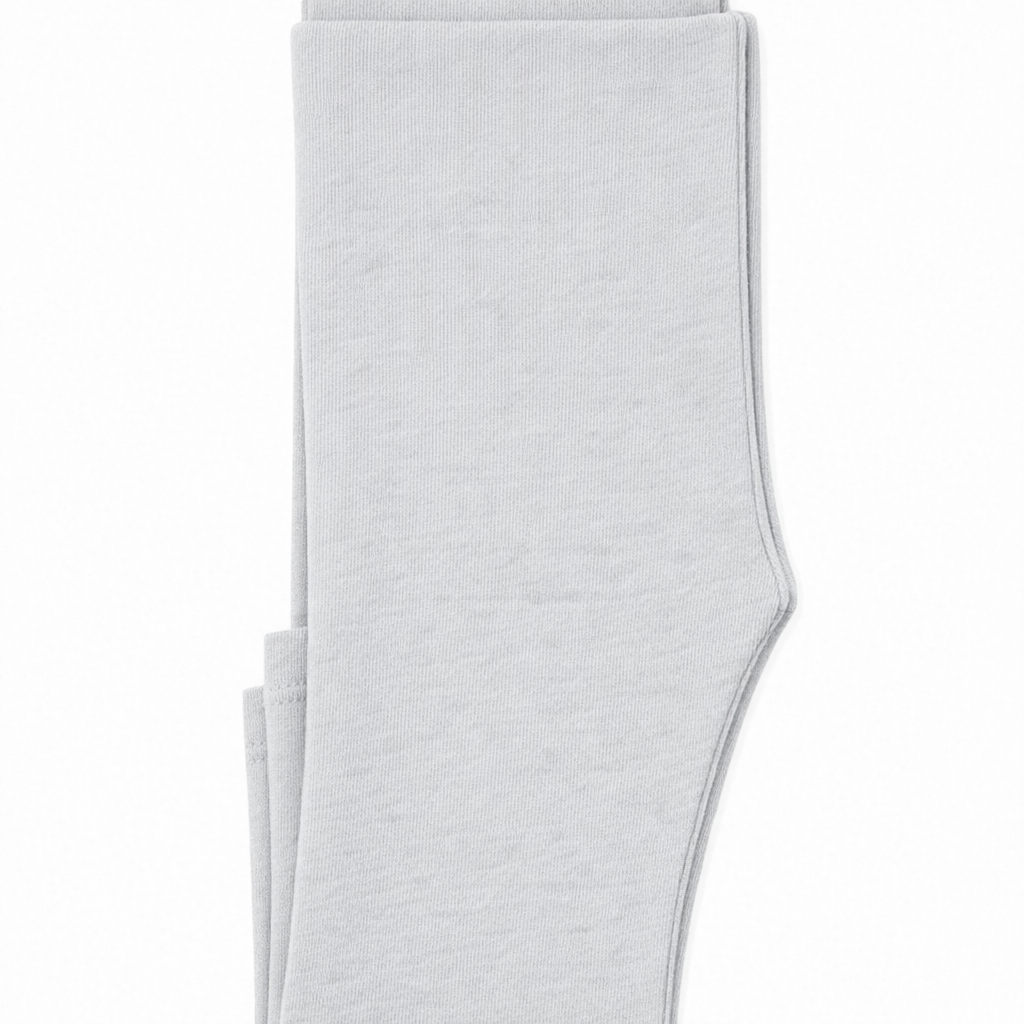Butterfly Infant & Toddler Flat Slim Fit Cotton Legging (Style 1384) - light-grey