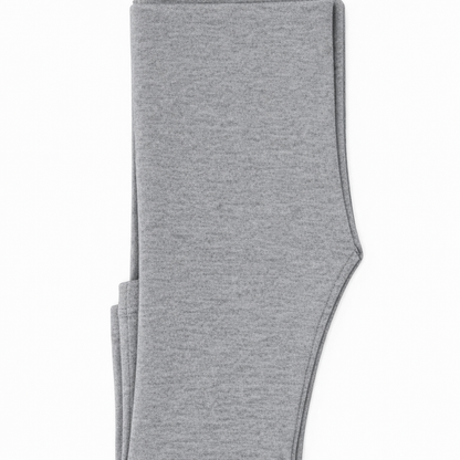 Butterfly Infant & Toddler Flat Slim Fit Cotton Legging (Style 1384) - medium-heather-grey