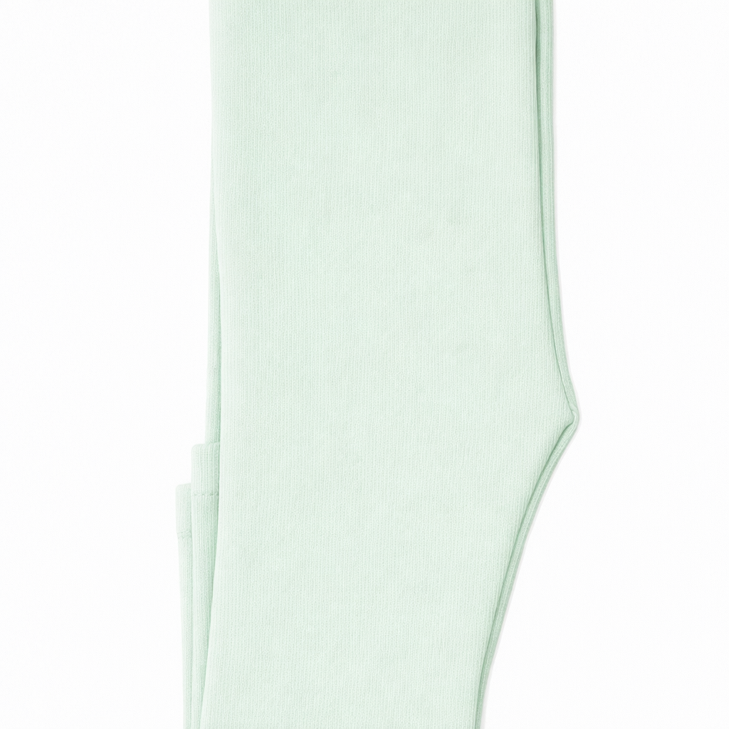 Butterfly Infant & Toddler Flat Slim Fit Cotton Legging (Style 1384) - mint