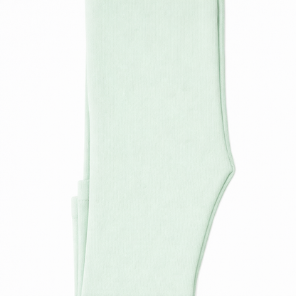 Butterfly Infant & Toddler Flat Slim Fit Cotton Legging (Style 1384) - mint