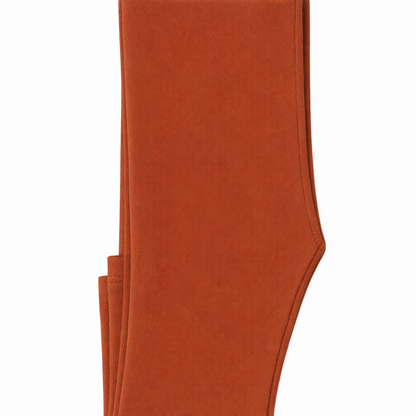 Butterfly Infant & Toddler Flat Slim Fit Cotton Legging (Style 1384) - rust
