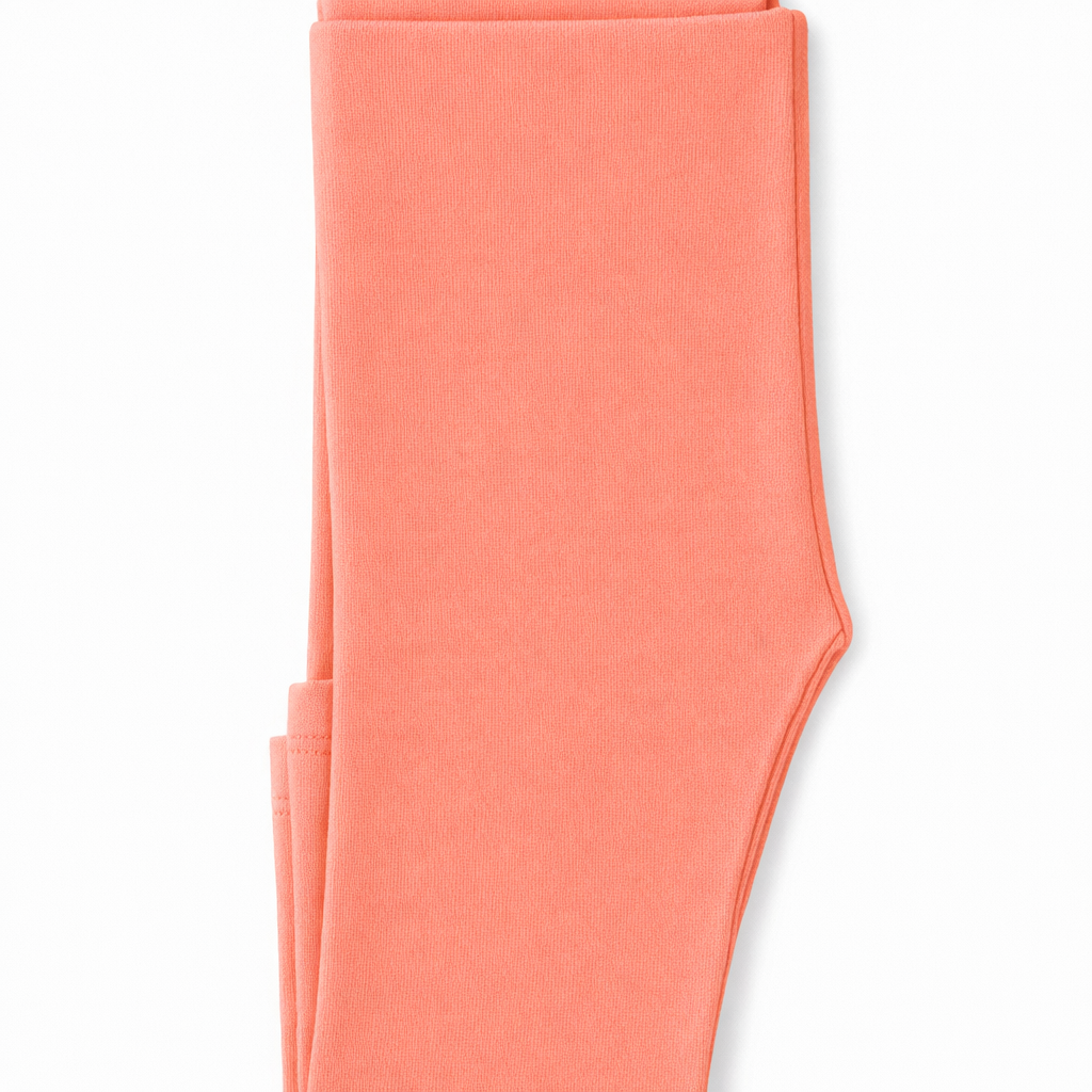 Butterfly Infant & Toddler Flat Slim Fit Cotton Legging (Style 1384) - salmon