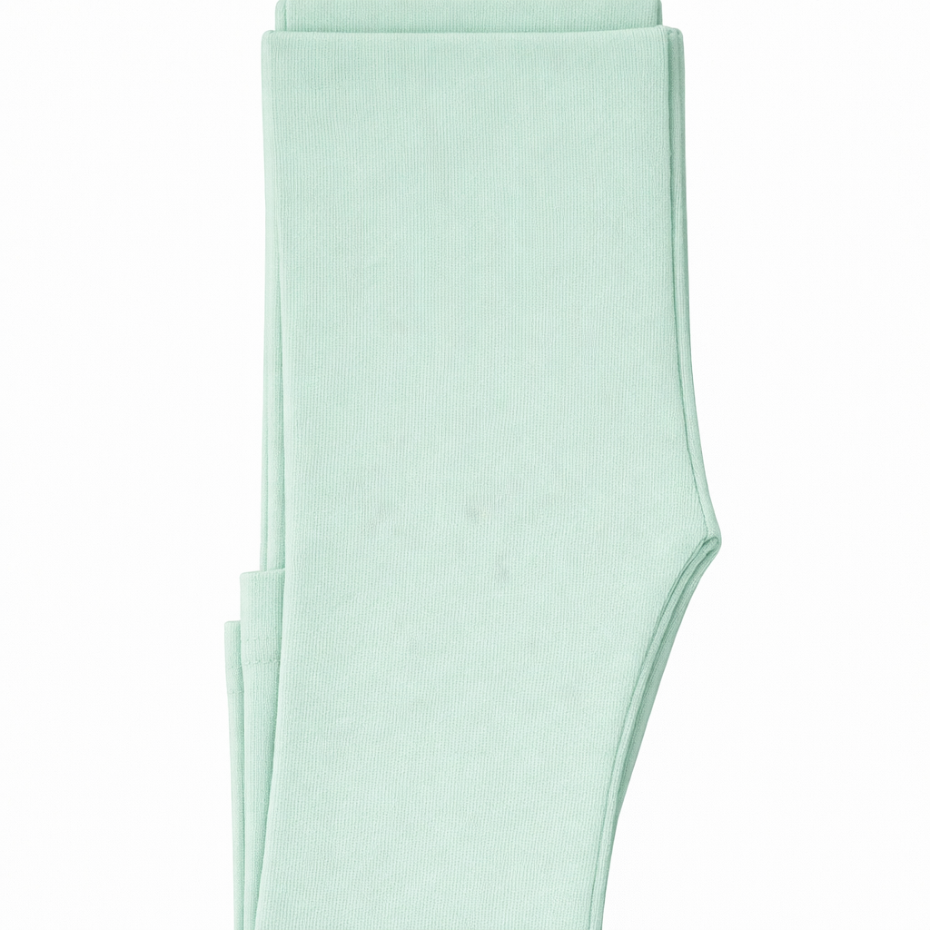 Butterfly Infant & Toddler Flat Slim Fit Cotton Legging (Style 1384) - seafoam