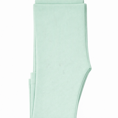 Butterfly Infant & Toddler Flat Slim Fit Cotton Legging (Style 1384) - seafoam