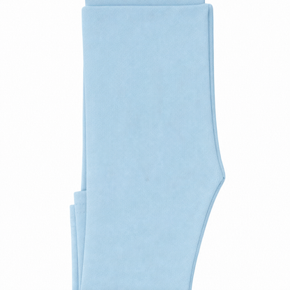 Butterfly Infant & Toddler Flat Slim Fit Cotton Legging (Style 1384) - sky-blue