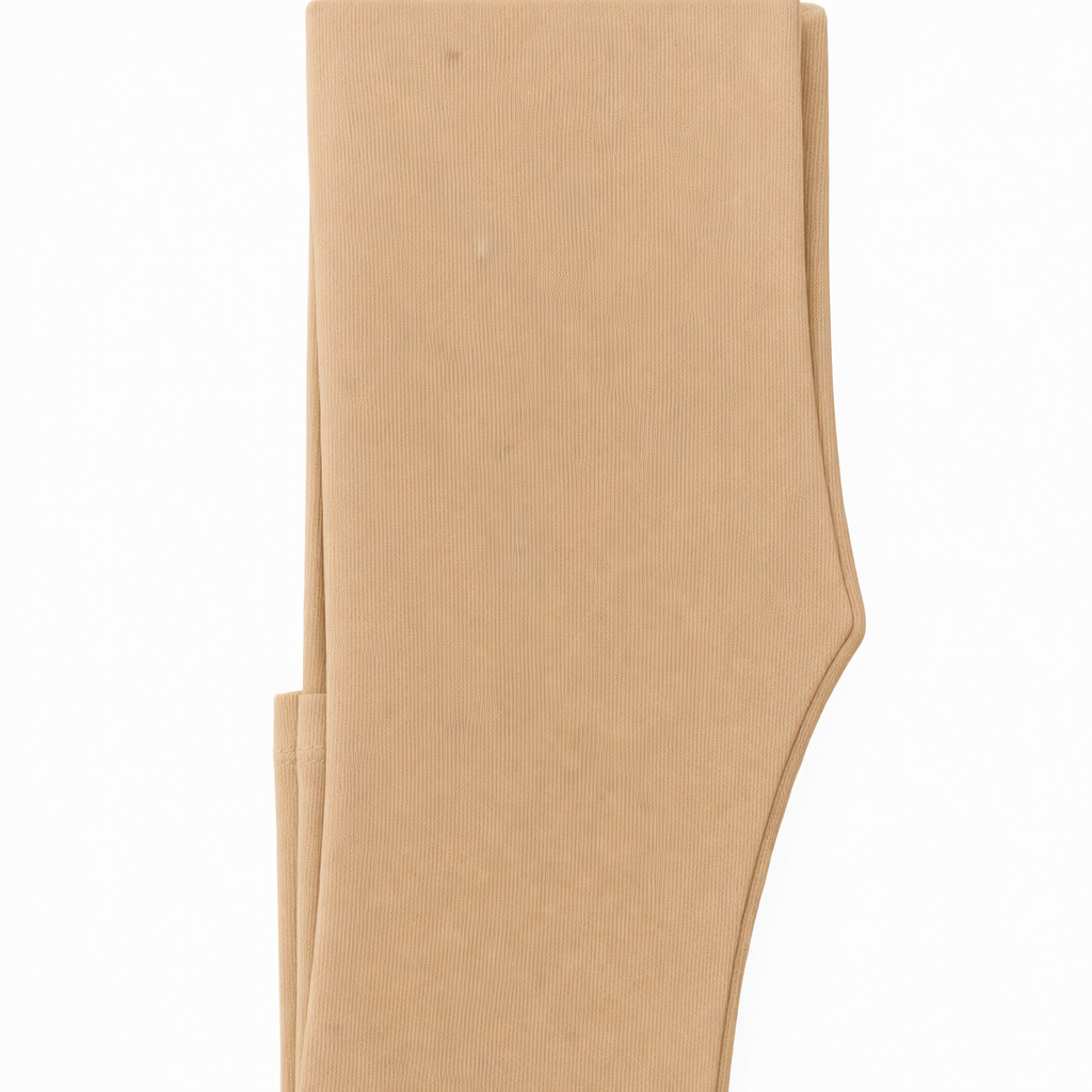 Butterfly Infant & Toddler Flat Slim Fit Cotton Legging (Style 1384) - summer-beige