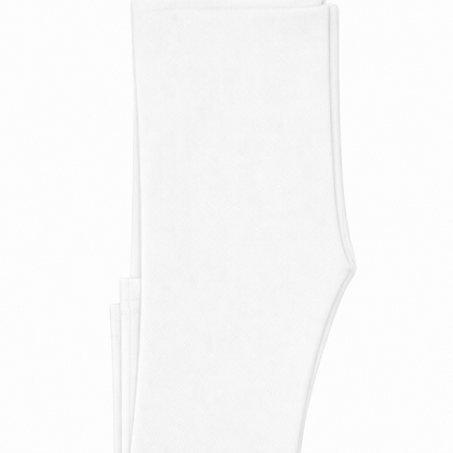 Butterfly Infant & Toddler Flat Slim Fit Cotton Legging (Style 1384) - white