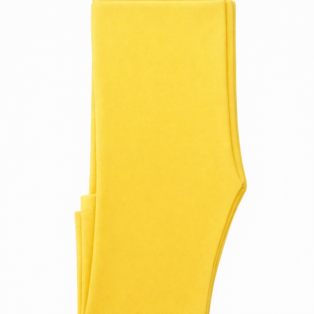 Butterfly Infant & Toddler Flat Slim Fit Cotton Legging (Style 1384) - yellow
