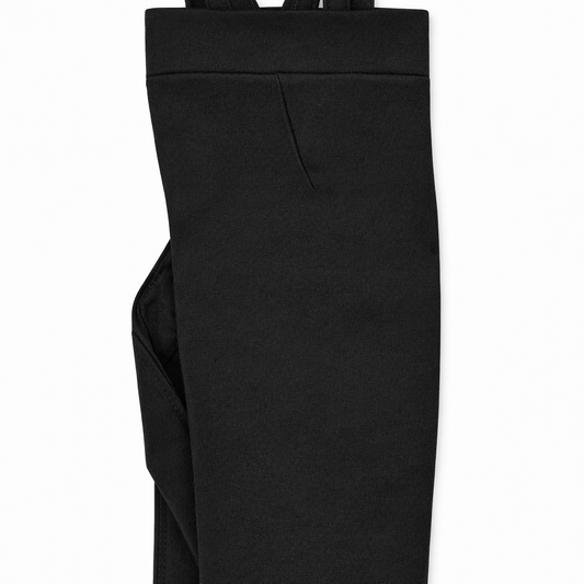 Butterfly Infant & Toddler Slim Fit Suspender Cotton Leggings (Style 1384S) - black