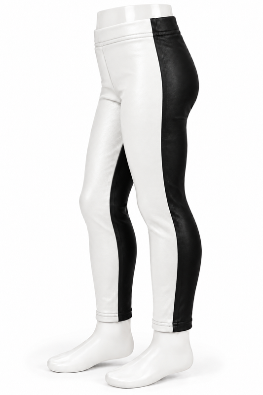Butterfly Infant & Toddler Two-Tone Leather Leggings (Style 1385)