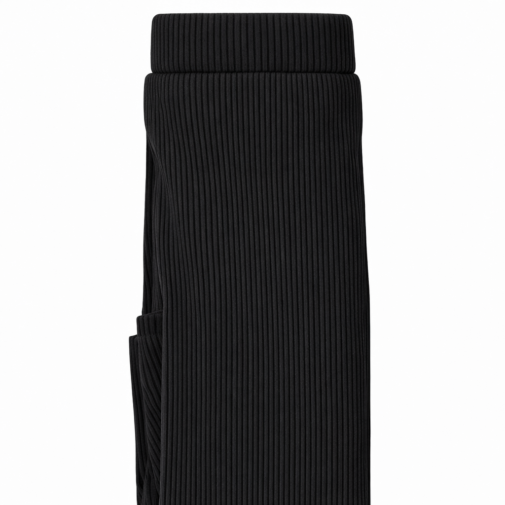 Butterfly Infant & Toddler Fine Ribbed Light Weight Cotton Leggings (Style 1387) - black