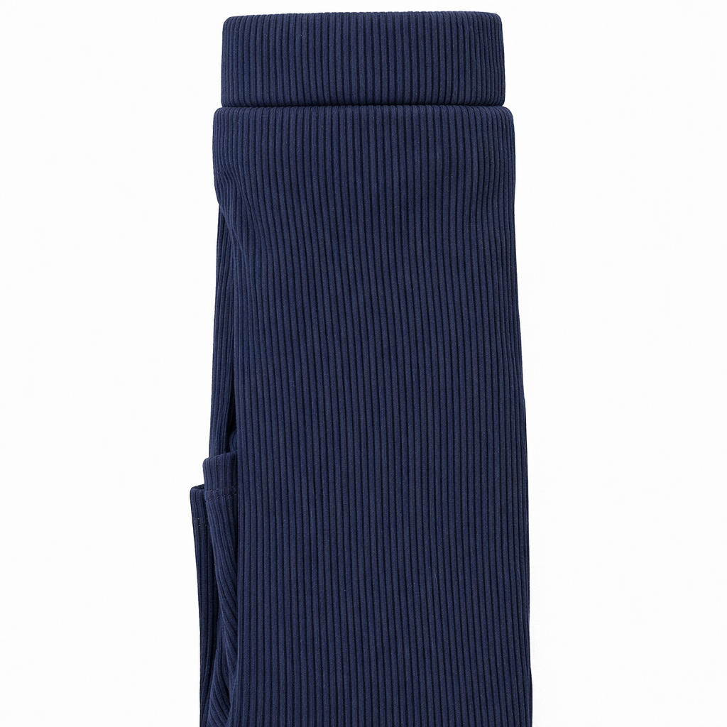 Butterfly Infant & Toddler Fine Ribbed Light Weight Cotton Leggings (Style 1387) - navy