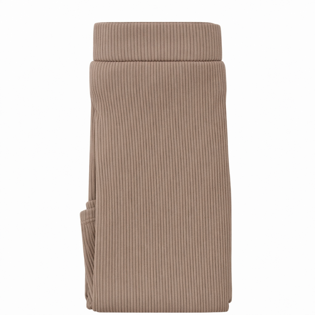 Butterfly Infant & Toddler Fine Ribbed Light Weight Cotton Leggings (Style 1387) - taupe