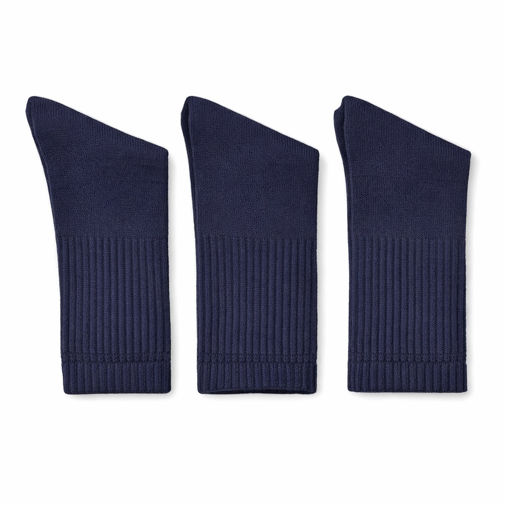 Florence Boys Cotton Ribbed Dress Socks – 3 Pack (Style 160)