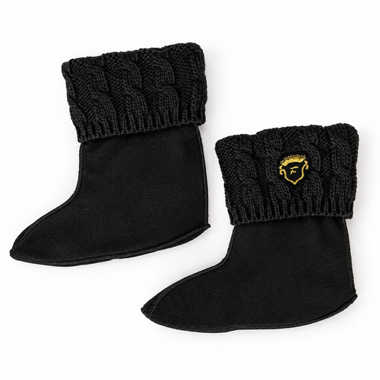 Florence Kids Fleece Boot Liners (Style 1630) - black