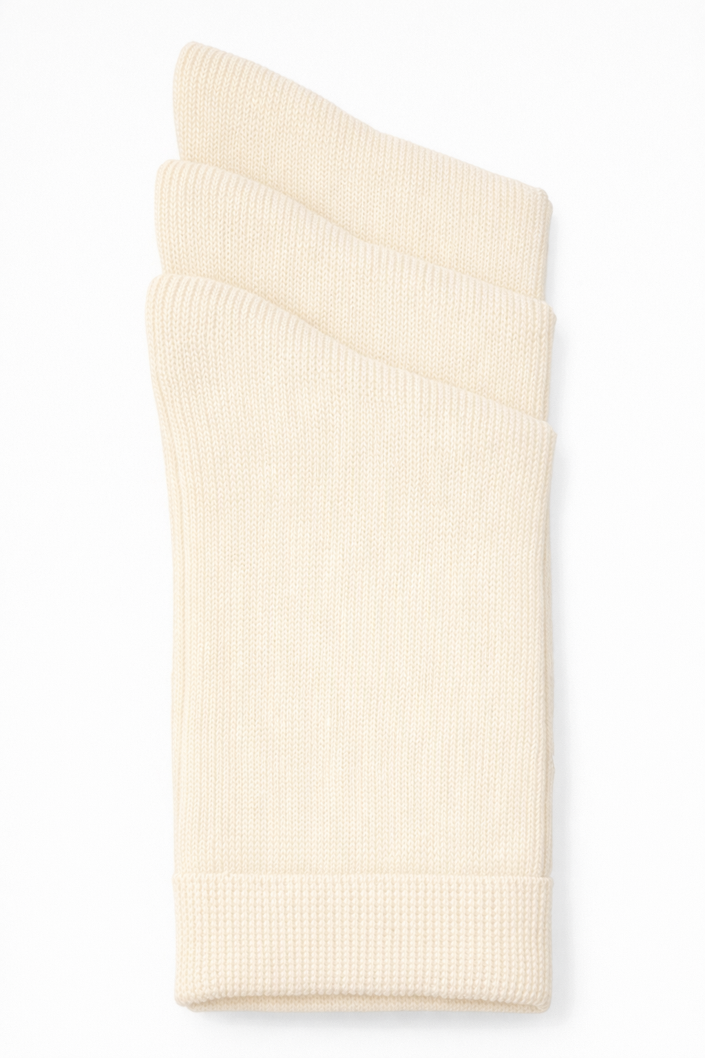 Florence Boys Bamboo Flat Knit Dress Socks – 3 Pack (Style 172) - cream