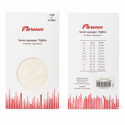 Florence Girls Nylon-Spandex Pantyhose (Style 1780)