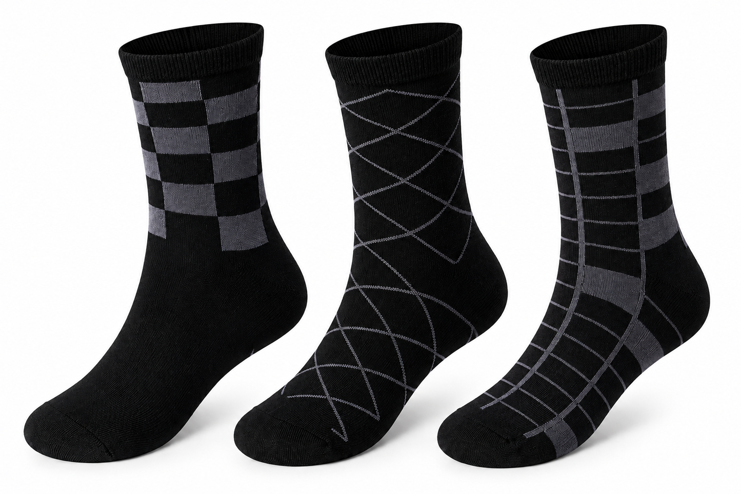 Florence Bamboo Boys Pattern Sock Set – 3 Pack (Style 178)