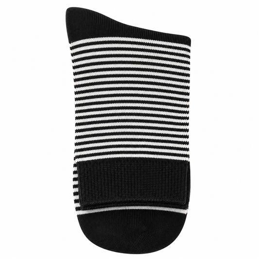Florence Bamboo Striped Crew Socks (Style 179S)