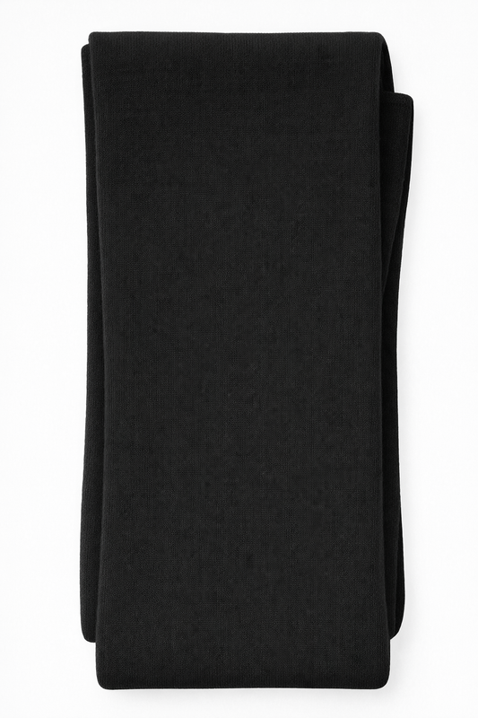 Butterfly Side Design Kids Tights (Style 366) - black