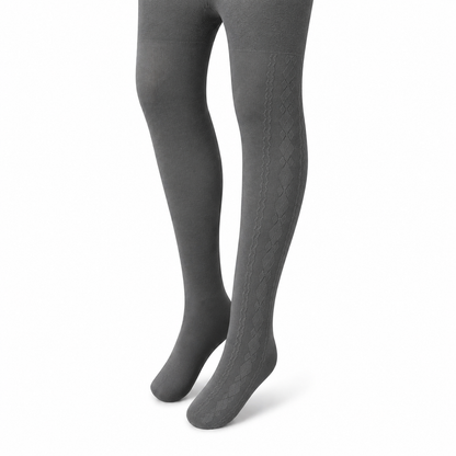 Florence Girls Pattern Tights – Side Argyle (Style 1140)