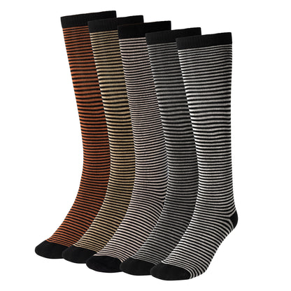 Florence Bamboo Striped Knee Socks (Style 379S)
