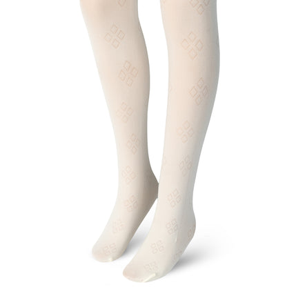 Florence Girls Pattern Tights – Argyle Cube (Style 1138)
