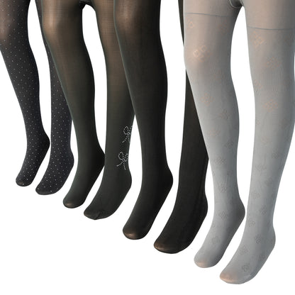 Florence Girls Pattern Tights – Lurex Dot (Style 1142)