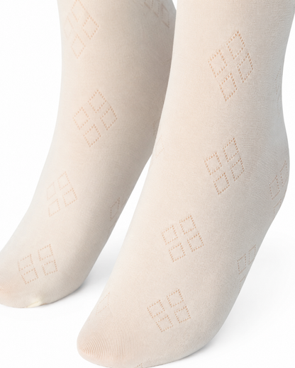 Florence Girls Pattern Tights – Argyle Cube (Style 1138)